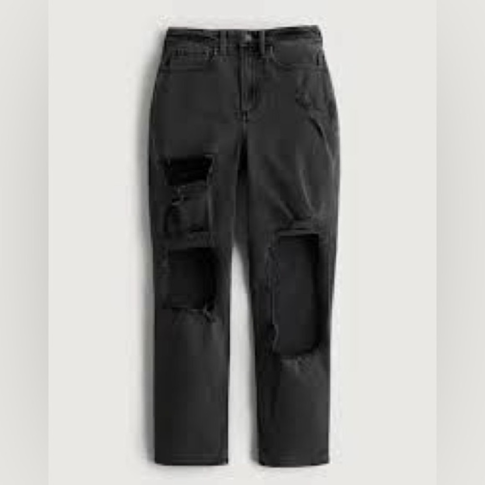 Hollister Black Ripped Jeans